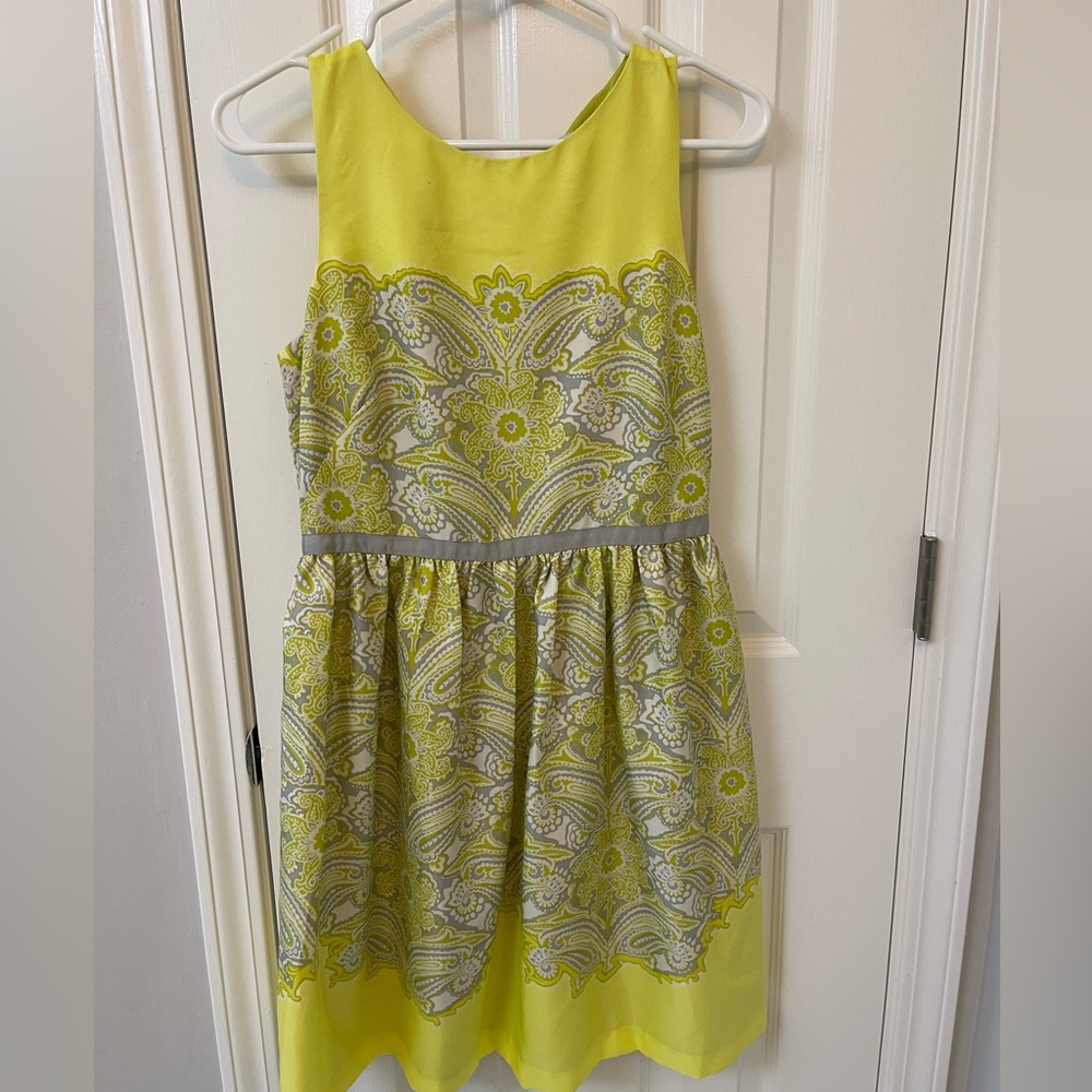 Lime Paisley Sundress